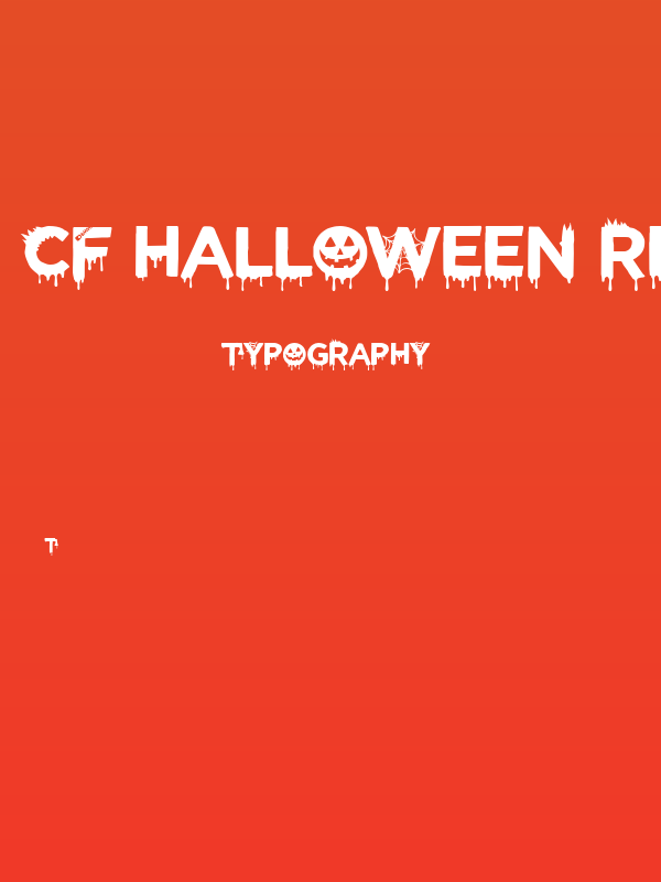 CF Halloween Regular Poster