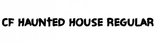 CF Haunted House Regular  Fuentes Gratis Descargar