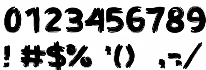 CF Haunted House Regular Font OTHER CHARS