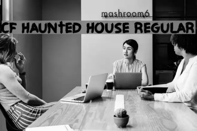 CF Haunted House Regular Font examples