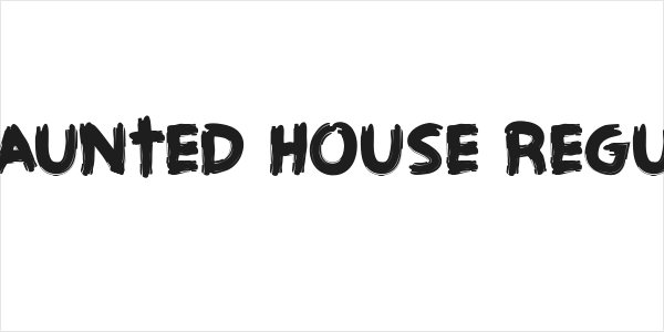 CF Haunted House Regular Logo
