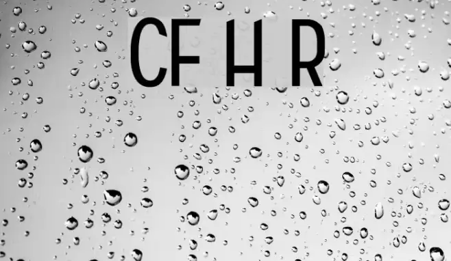 CF Historia Regular Font examples