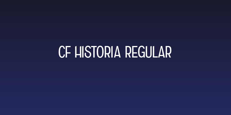 CF Historia Regular Social Header