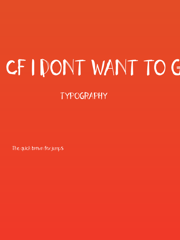 CF I Dont Want to Grow Up Regular Poster