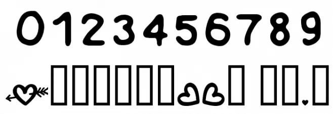 CF I love Montreal Regular Font OTHER CHARS