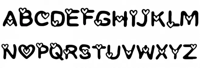 CF I love Montreal Regular Шрифта ВЕРХНИЙ