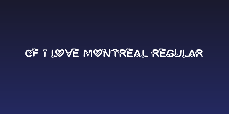 CF I love Montreal Regular Social Header