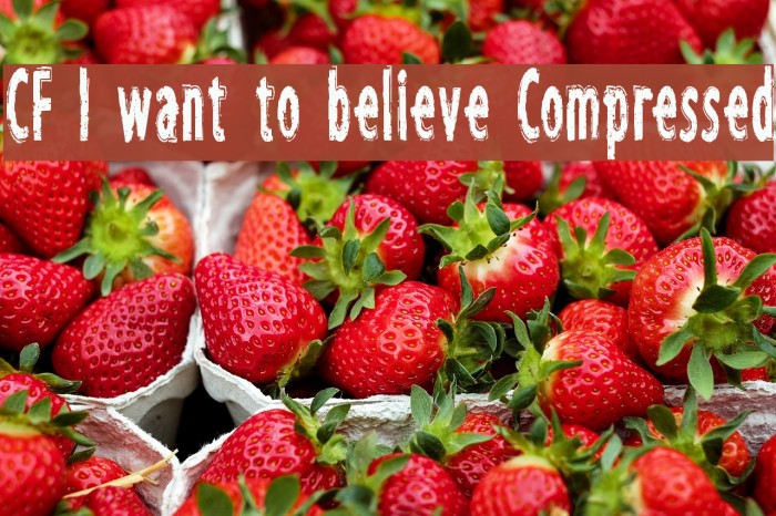 CF I want to believe Compressed Font examples