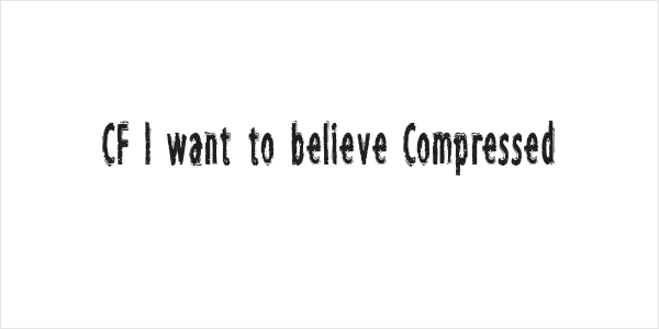 CF I want to believe Compressed Logo
