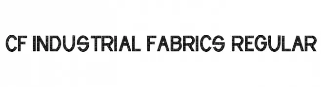 CF Industrial Fabrics Regular  les polices de caractères gratuit tlcharger