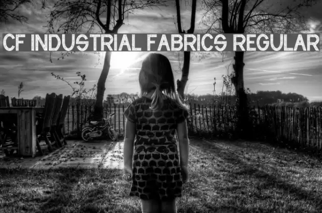 CF Industrial Fabrics Regular خط examples