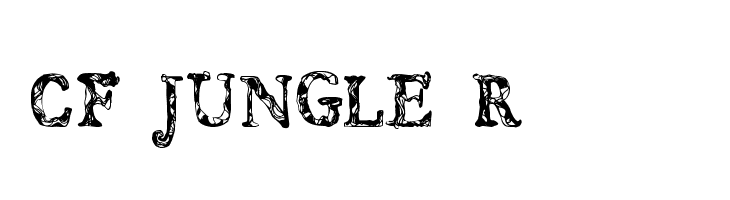 CF JUNGLE Regular Font