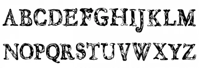 CF JUNGLE Regular Schriftart Groß