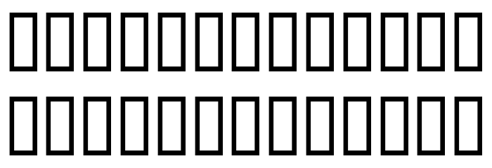 CF JUNGLE Regular Font LOWERCASE