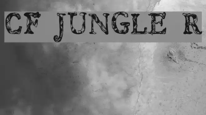 CF JUNGLE Regular Font examples