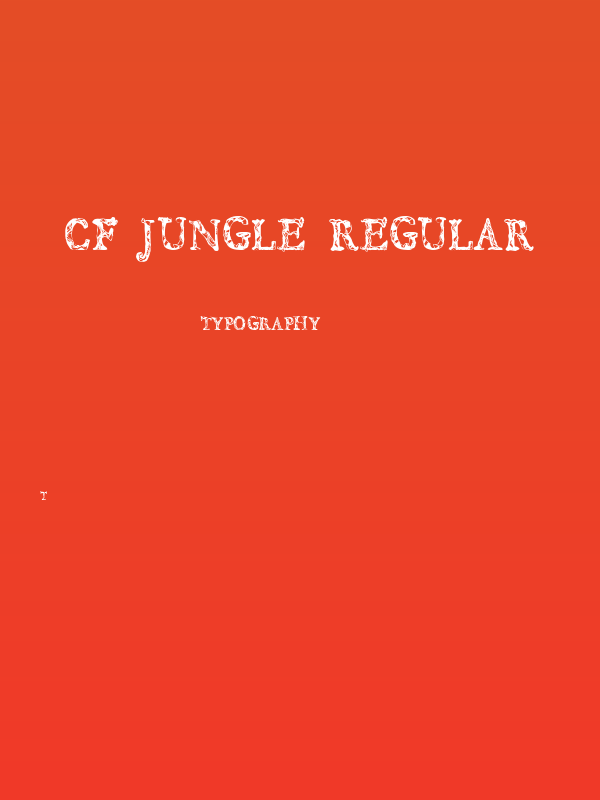 CF JUNGLE Regular Poster