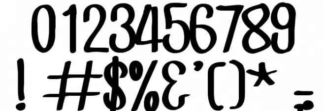 CF Jack Story Regular Font OTHER CHARS