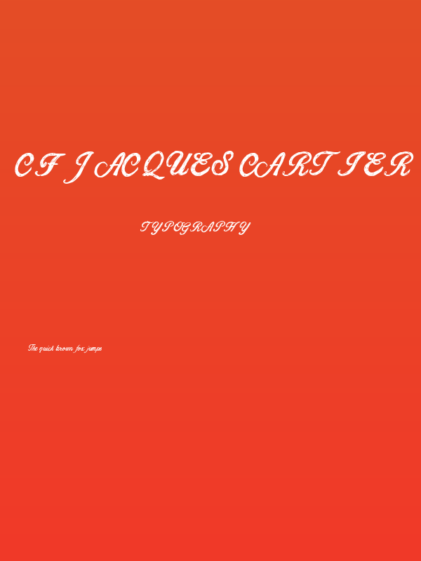 CF Jacques Cartier Regular Poster