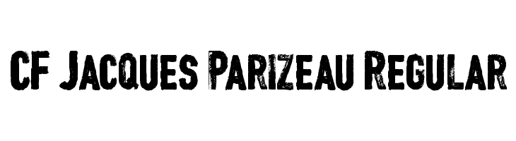 CF Jacques Parizeau Regular Font