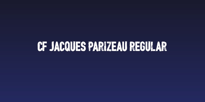 CF Jacques Parizeau Regular Social Header