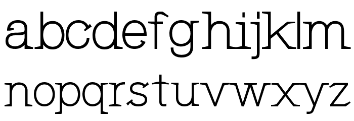 CF Jeanne Mance Regular Font LOWERCASE