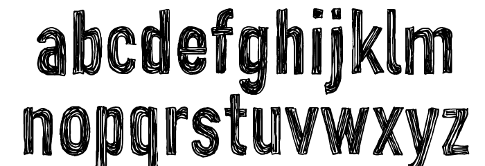 CF John Doe PERSONAL USE Regular Font LOWERCASE