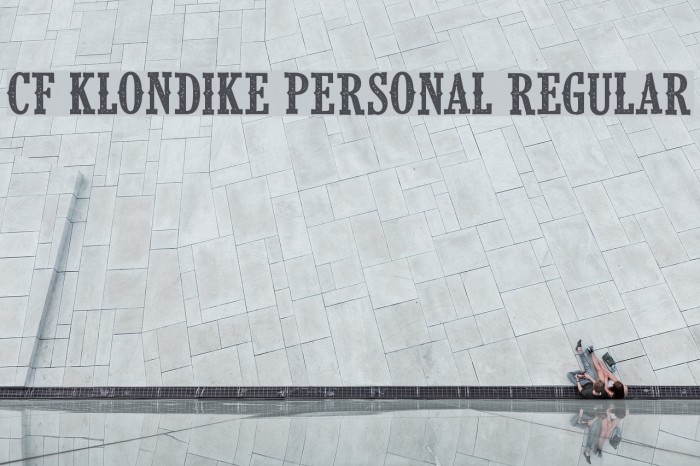 CF Klondike PERSONAL Regular Example 1