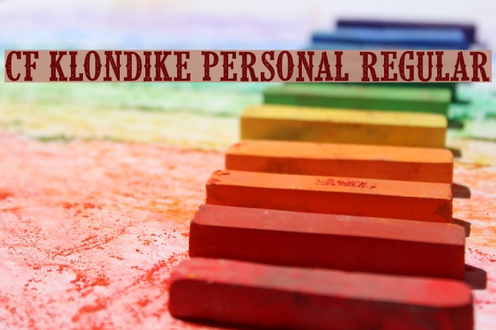 CF Klondike PERSONAL Regular Example 2