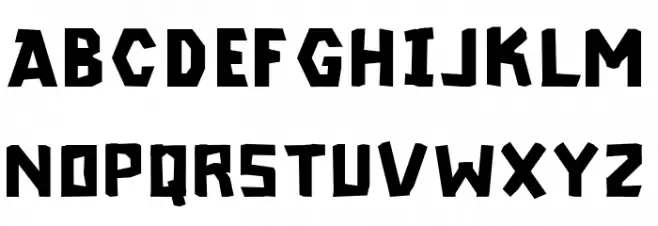 CF Kremzin Demo Regular Caratteri MAIUSCOLE