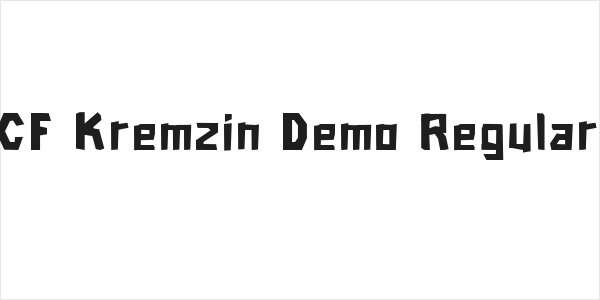 CF Kremzin Demo Regular Logo
