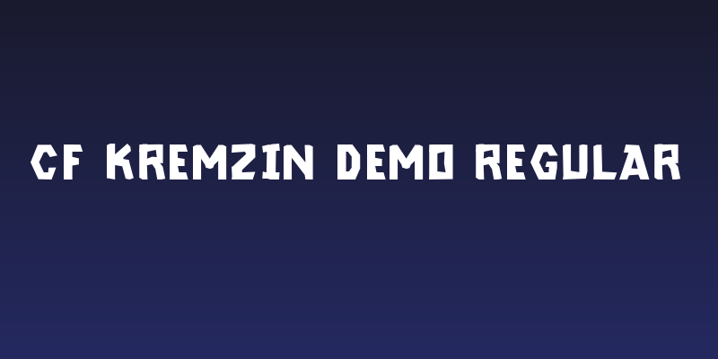 CF Kremzin Demo Regular Social Header