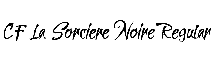 CF La Sorciere Noire Regular لخطوط تنزيل