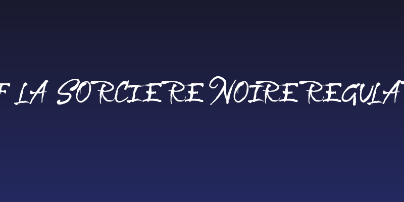 CF La Sorciere Noire Regular Social Header