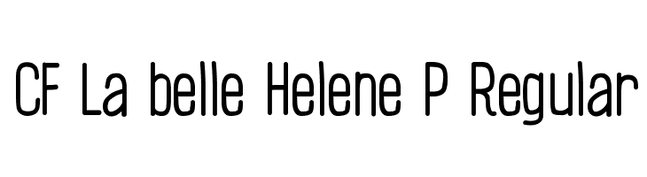 CF La belle Helene P Regular Font