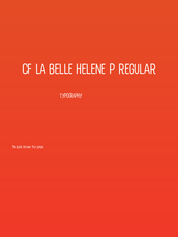 CF La belle Helene P Regular Poster