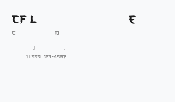 CF Le dernier Empereur Personal Regular Business Card