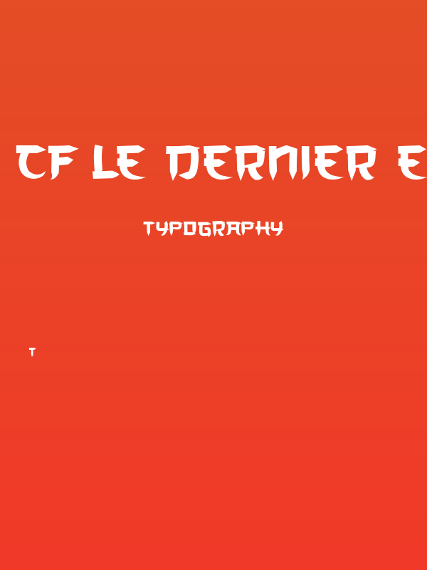 CF Le dernier Empereur Personal Regular Poster