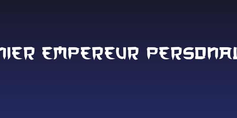 CF Le dernier Empereur Personal Regular Social Header