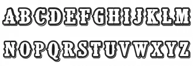 CF Le grand cirque Personal Regular Polices MINUSCULES