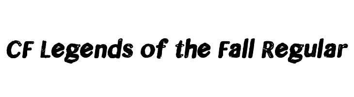CF Legends of the Fall Regular Font