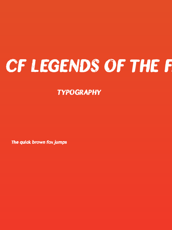 CF Legends of the Fall Regular Poster