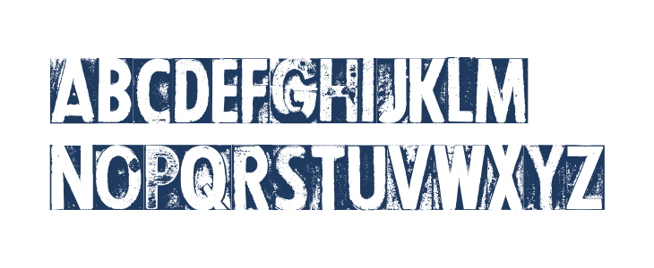 CF Letterpress Type PERSONAL Regular Lowercase