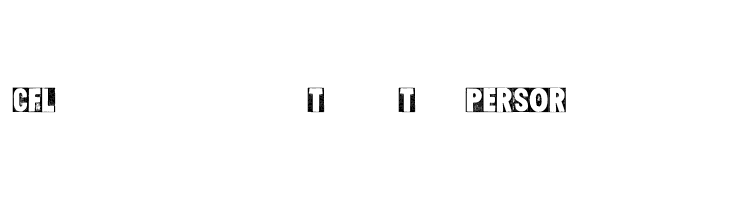 CF Letterpress Type Two PERSO Regular  لخطوط تنزيل