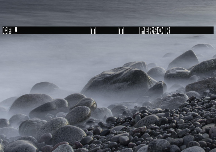 CF Letterpress Type Two PERSO Regular Example 2