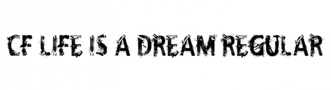 CF Life Is A Dream Regular  لخطوط تنزيل