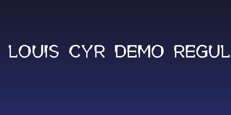 CF Louis Cyr Demo Regular Social Header
