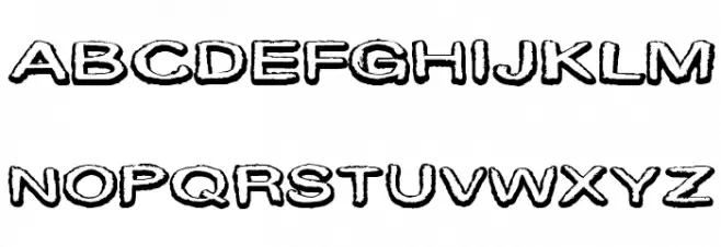 CF Marie Eve Cartoons Regular Polices MAJUSCULES
