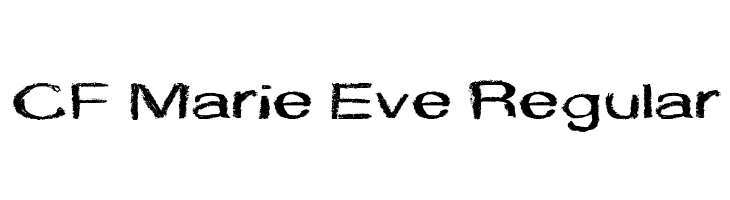 CF Marie Eve Regular  Frei Schriftart Herunterladen