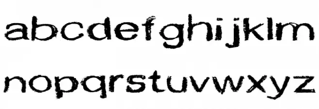 CF Marie Eve Regular Font LOWERCASE