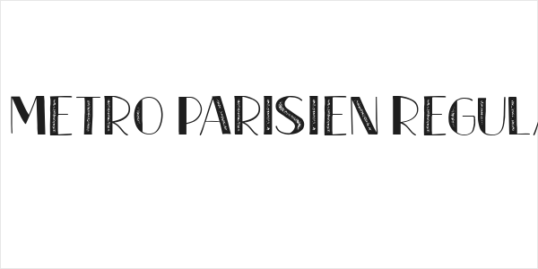 CF Metro Parisien Regular Logo